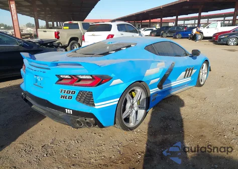 2021 Chevrolet Corvette Stingray Rwd 2Lt z USA, uszkodzony, nr VIN 1G1YB2D41M5101135